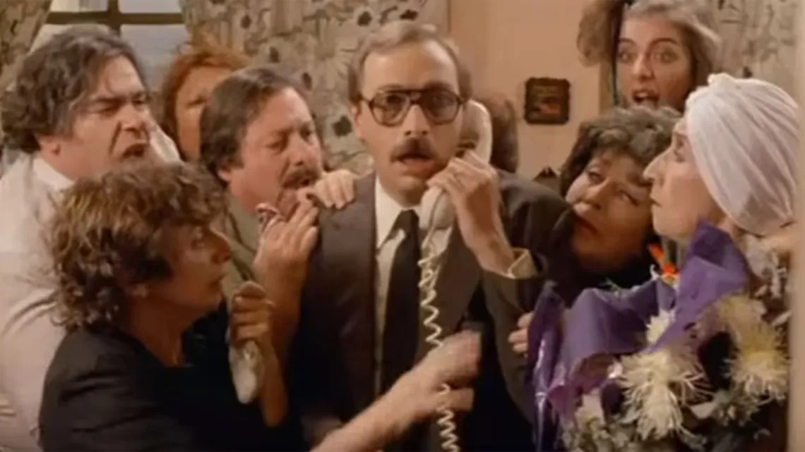 Luis Brandoni, en su papel de Antonio Musicardi en Esperando la Carroza.