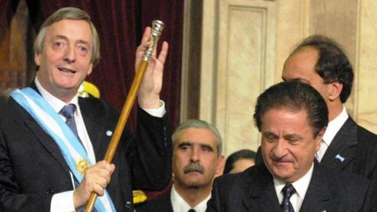 Kirchner obtuvo el 22,24 por ciento de los votos en la primera vuelta electoral celebrada el 27 de abril de 2003.
