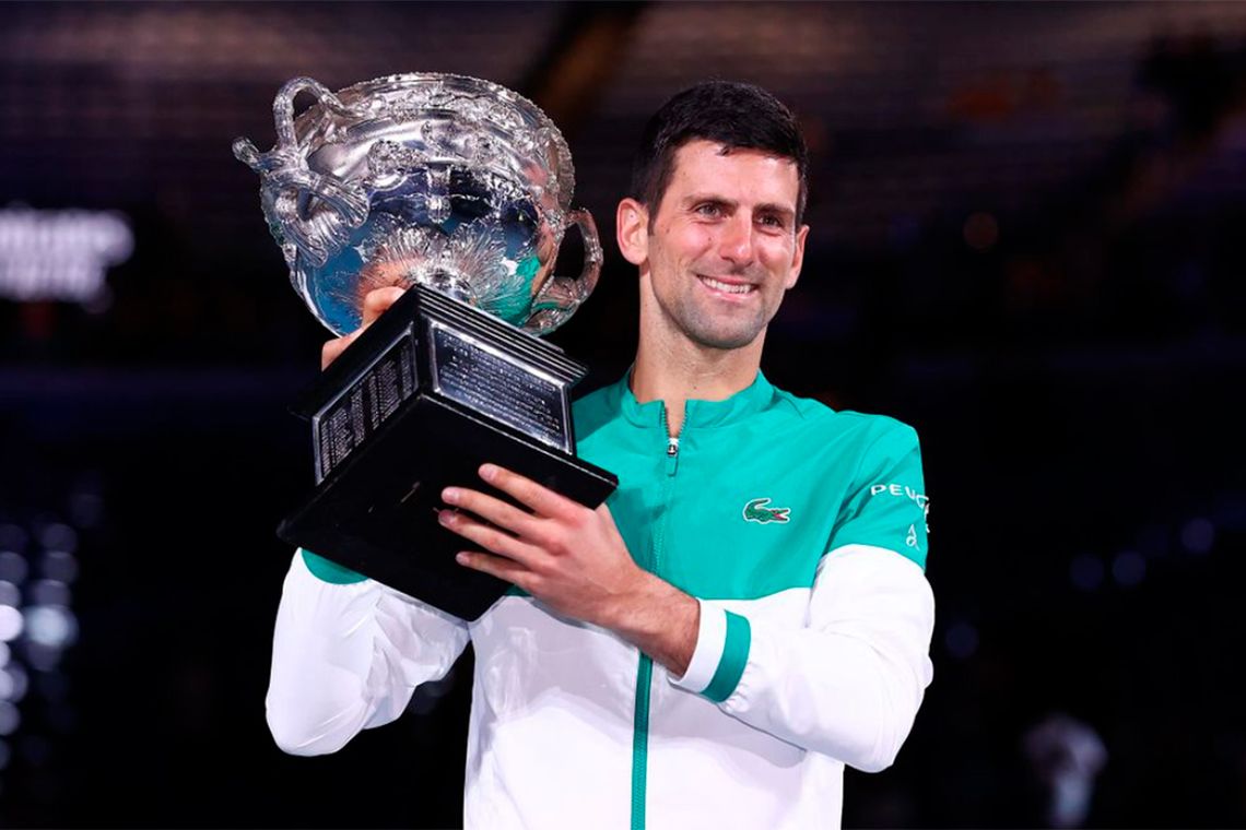 El serbio Novak Djokovic defenderá su título en el primer Grand Slam del año. Archivo.