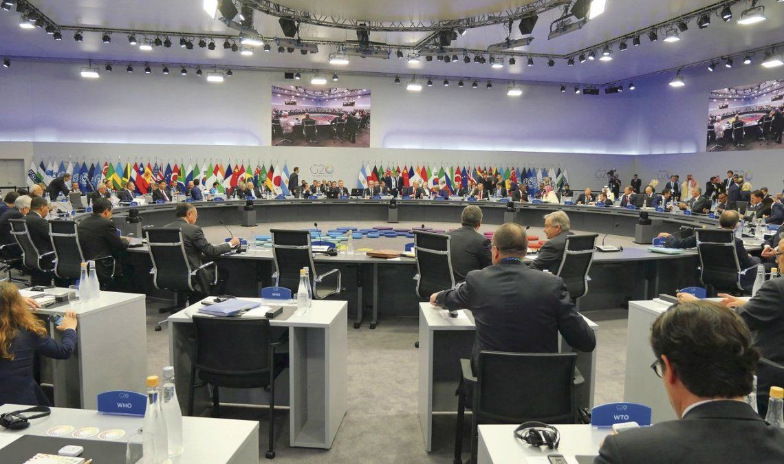 Una sesión plenaria de la cumbre