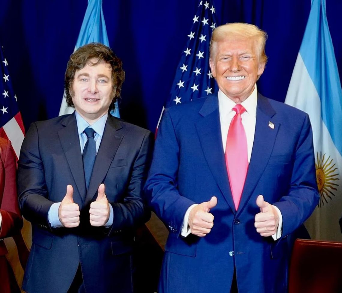 Javier Milei y Donald Trump