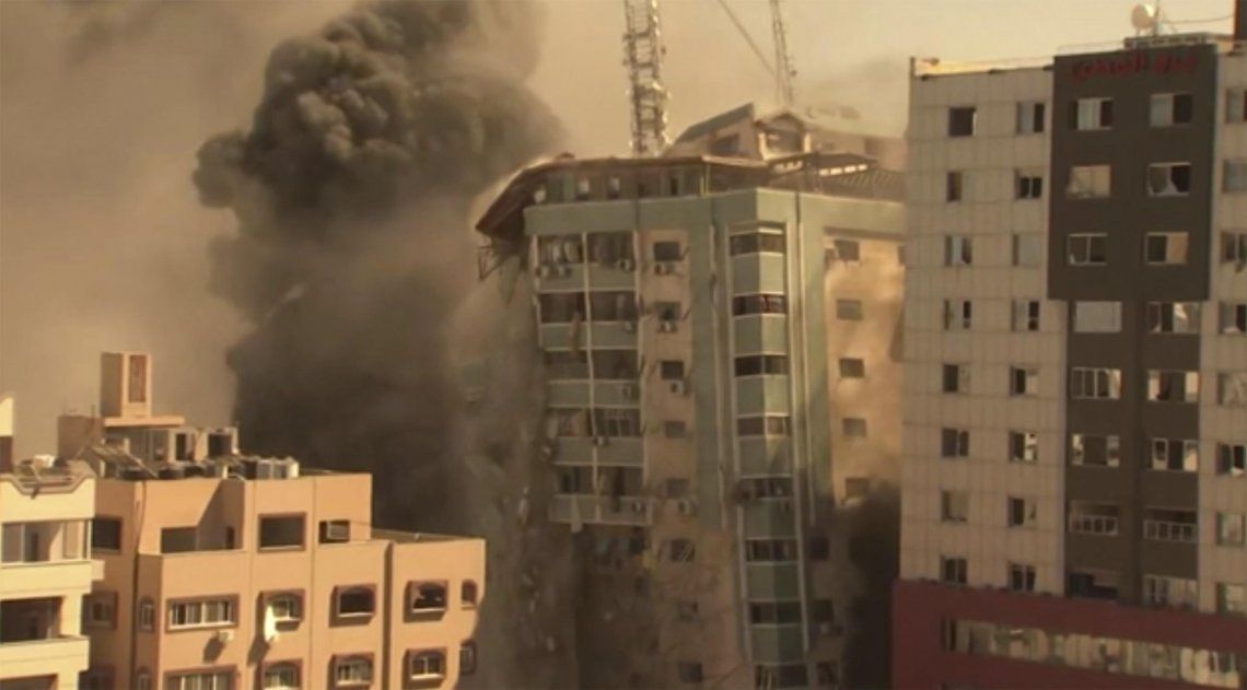 El ejército de Israel atacó las oficinas de AP en la Franja de Gaza