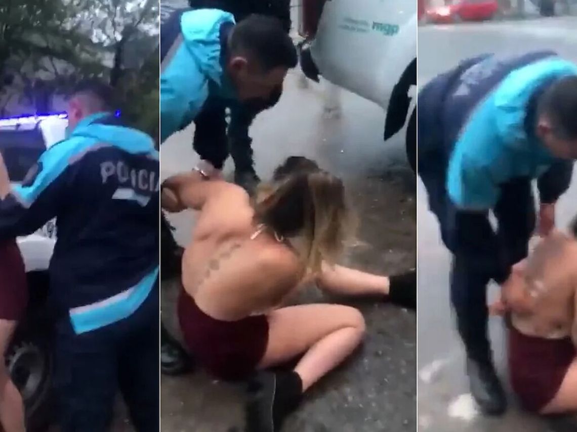 Mar del Plata: brutal agresión policial a una joven a la salida de un boliche