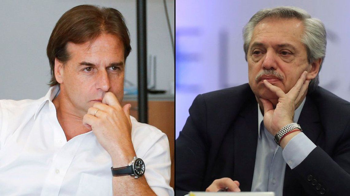 Mercosur: Tenso cruce entre Alberto Fernández y Lacalle Pou.