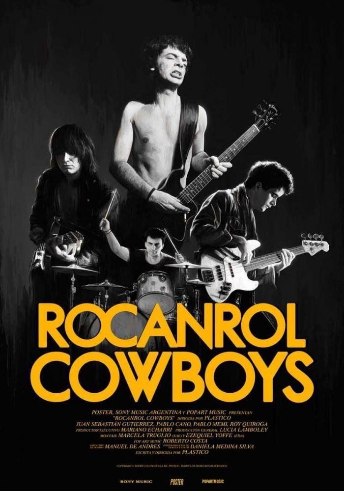 El poster de Rocanrol Cowboys a partir del 6 de enero en Netflix.
