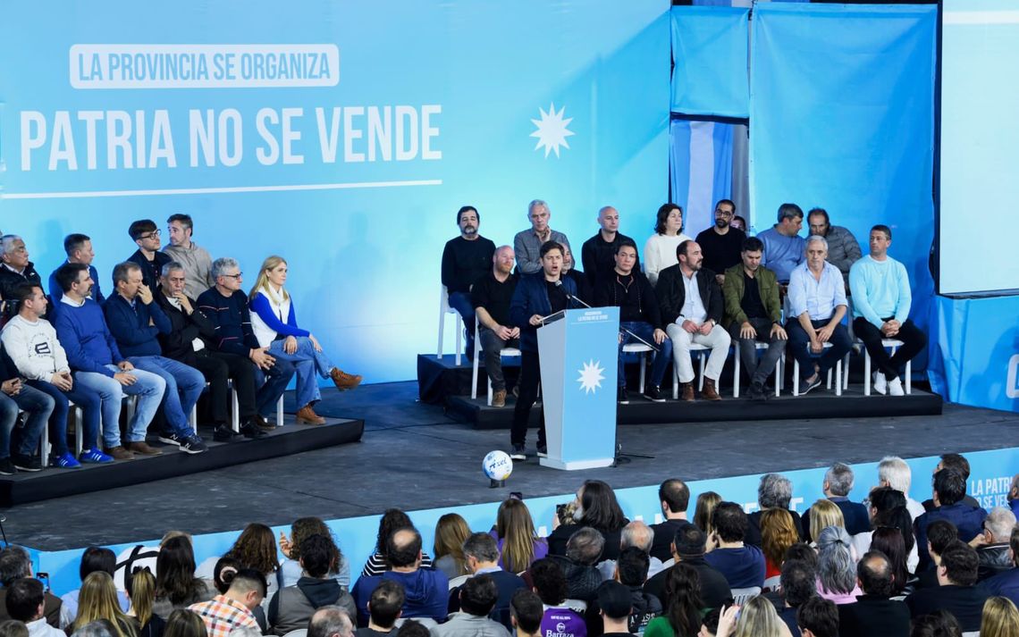 Axel Kicillof en Mar Chiquita