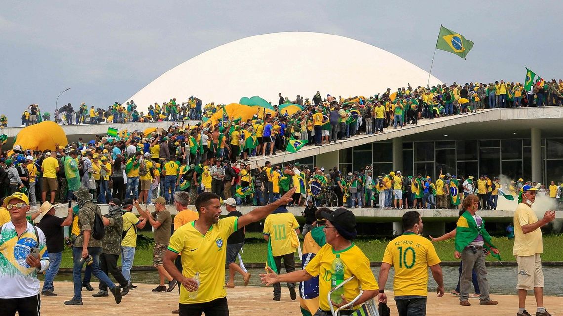 Brasilia (8 de enero de 2023) - Intento de golpe de Estado que había instigado Jair Bolsonaro