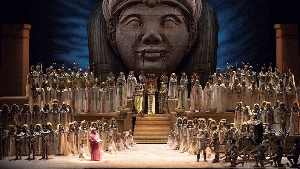 Aída, clásico de Verdi, fue la ópera con la que se inauguró el Teatro Colón