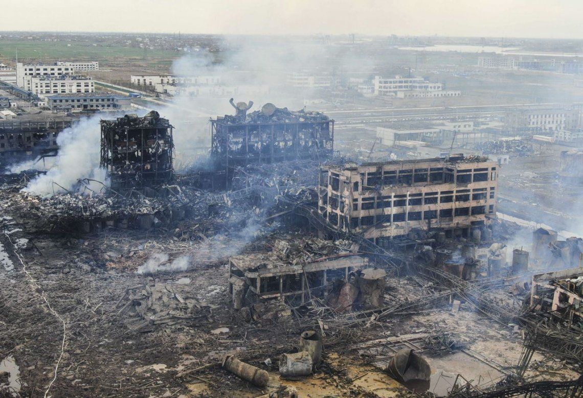China: explosión química deja al menos 47 muertos