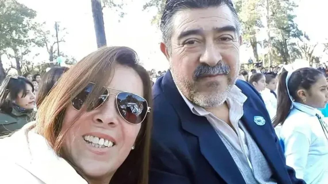 El ex marino y su esposa