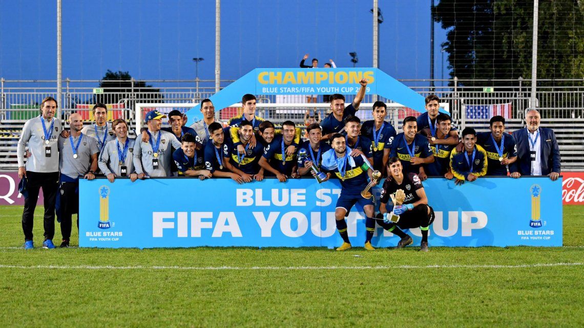 Boca Juniors fue el último campeón del campeonato juvenil "Blue Stars".