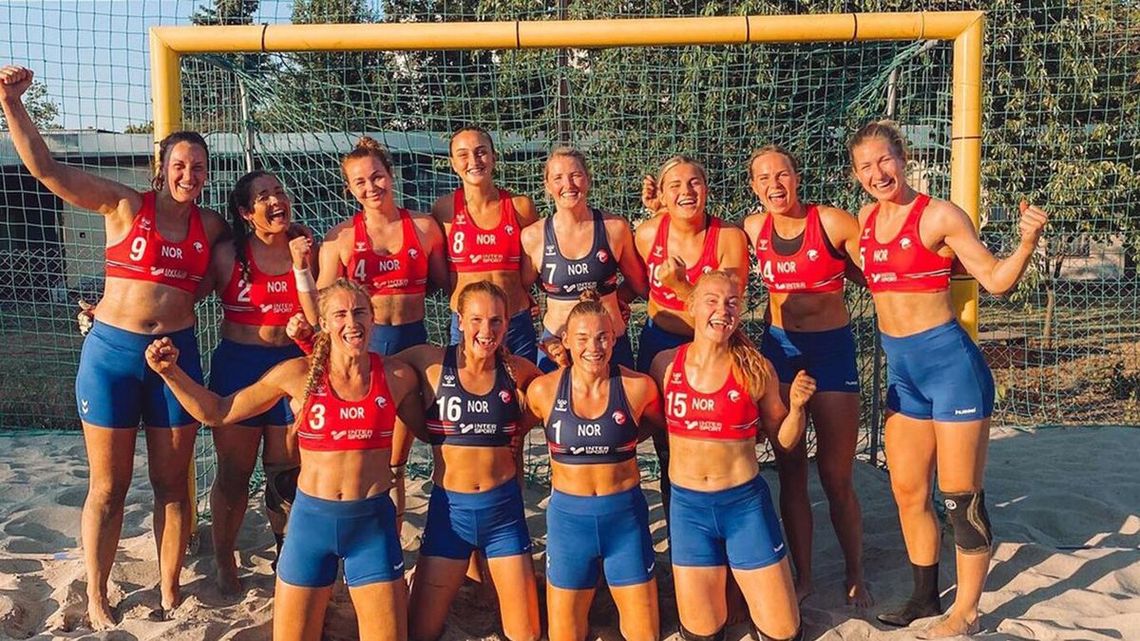 Beach handball: el equipo de Noruega se quejó por el uso de bikinis.