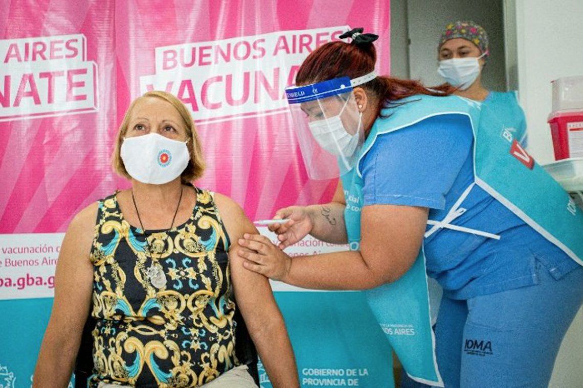 Coronavirus: vacunación en Buenos Aires. 