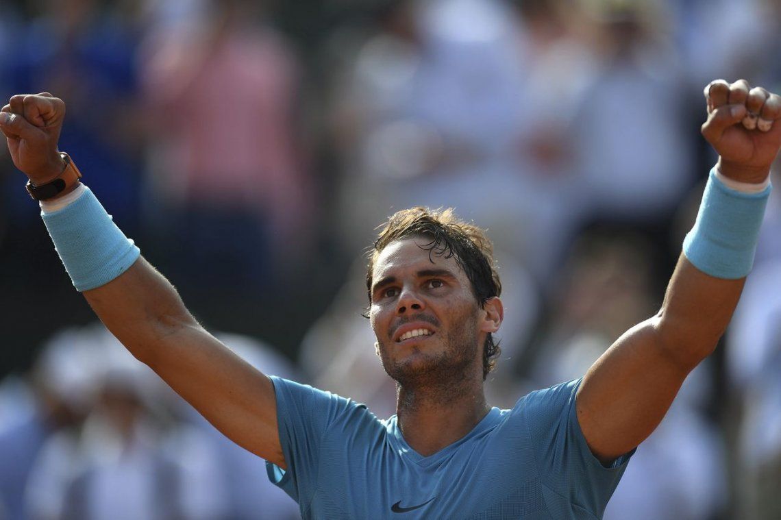 Del Potro perdió en tres sets con Nadal en la semifinal de Roland Garros
