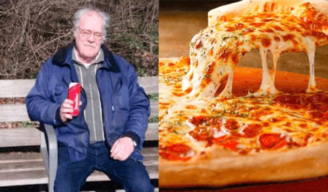 Grandes de muzza: un hombre es acosado con pizzas desde hace 9 años