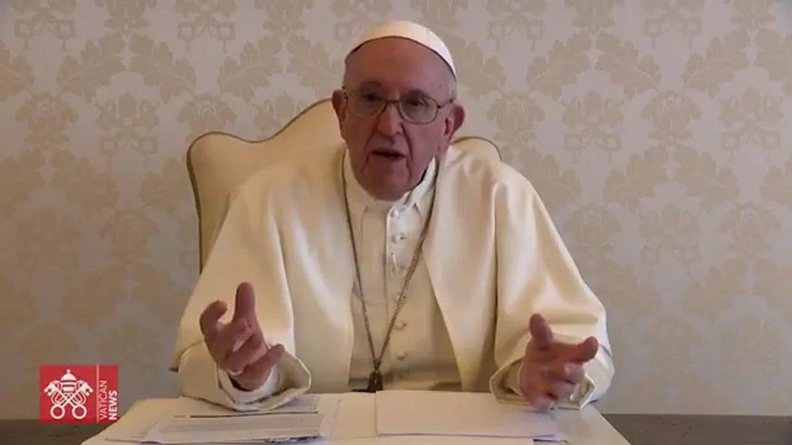 A través de un videomensaje Francisco se sumó a la campaña