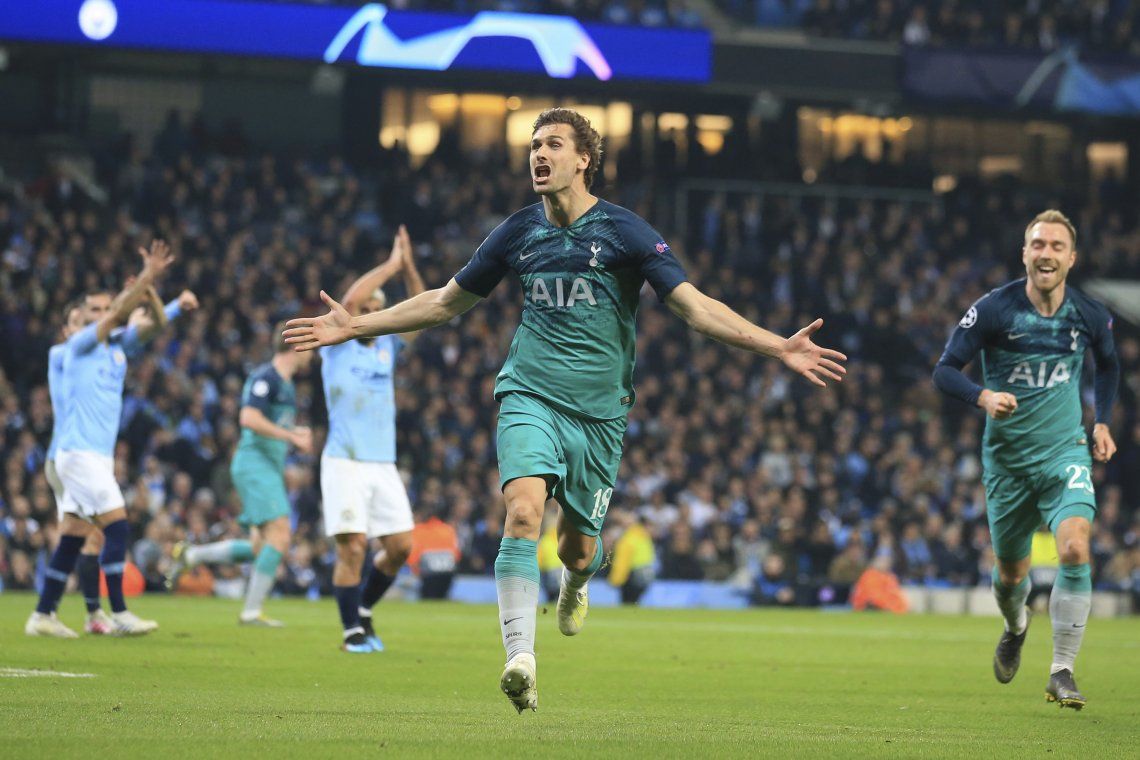 Champions League: el Tottenham de Pochettino eliminó al Manchester City de Pep Guardiola y el Kun Agüero