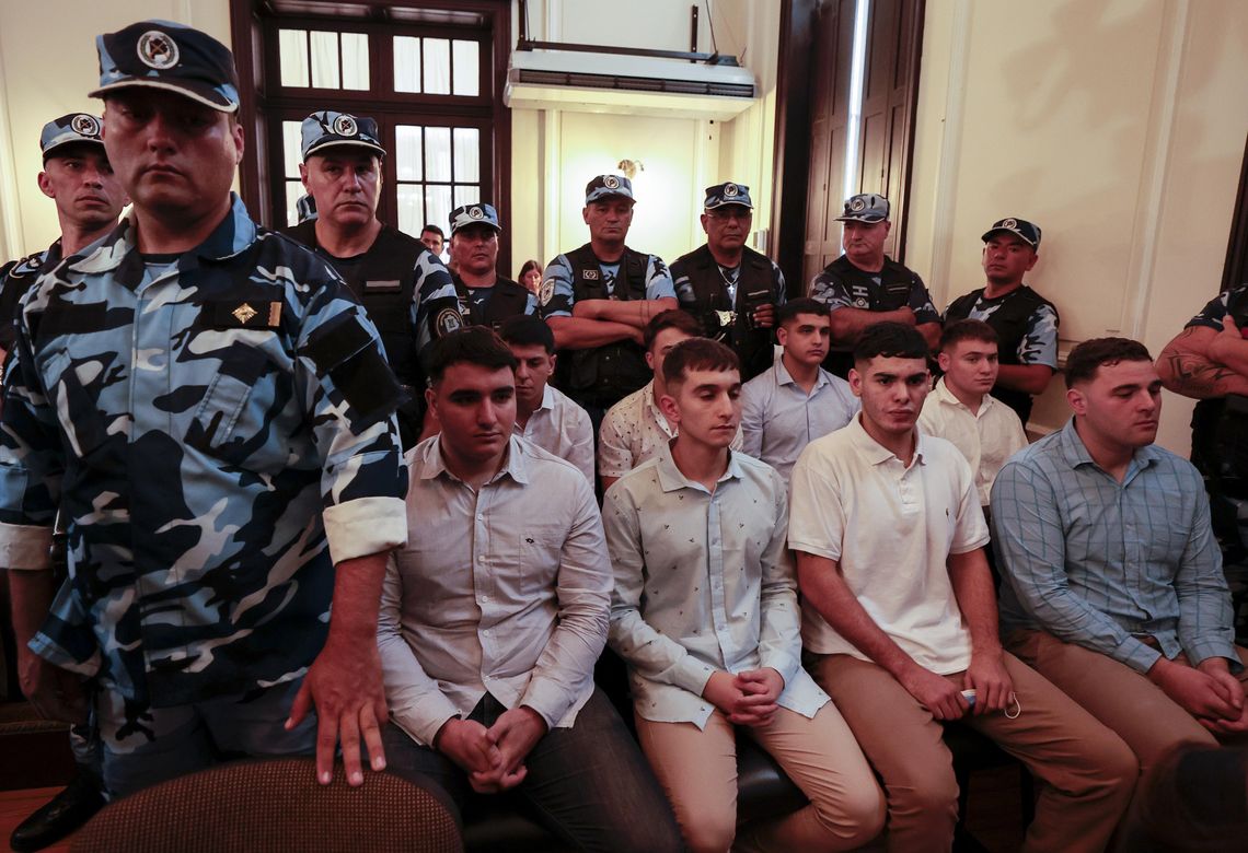 Los ocho condenados por el crimen de Fernando Báez Sosa.