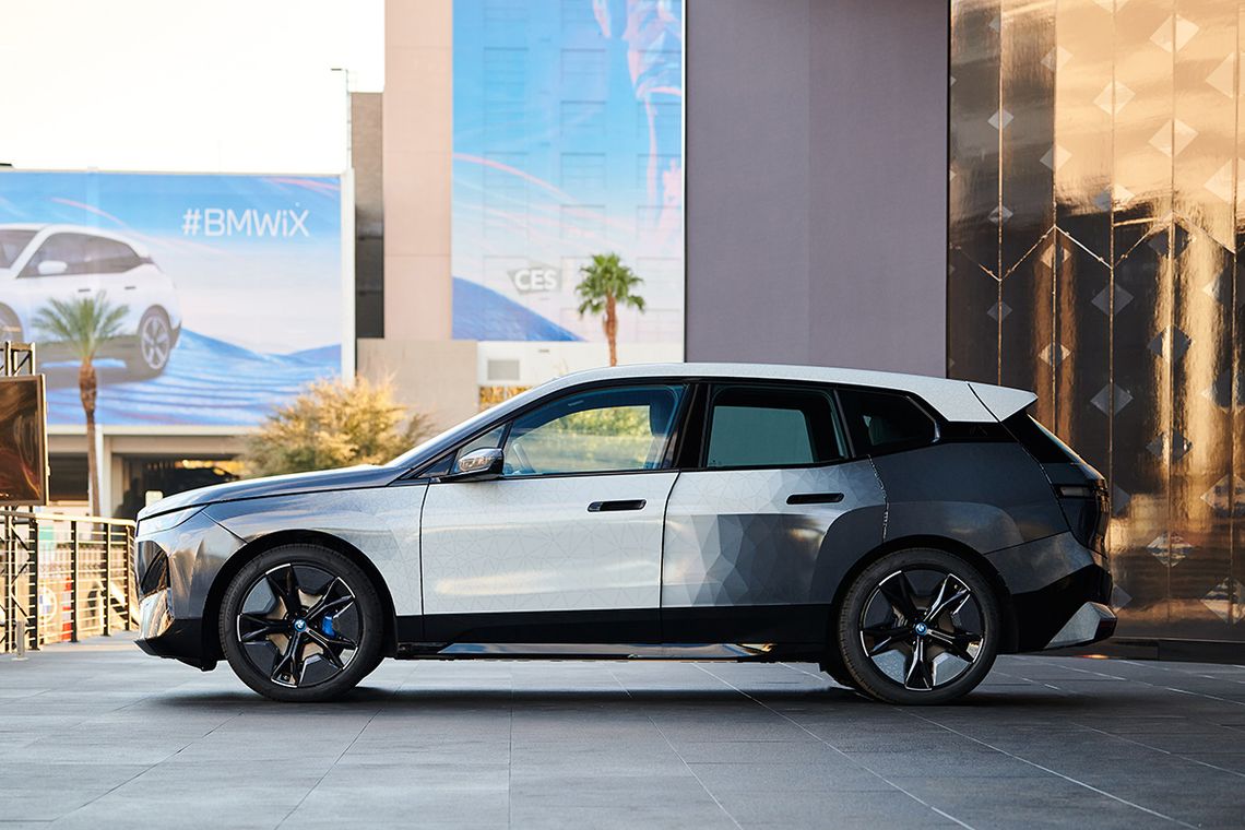 El BMW iX Flow es una de las grandes sorpresas del CES 2022 que se celebra en Las Vegas.