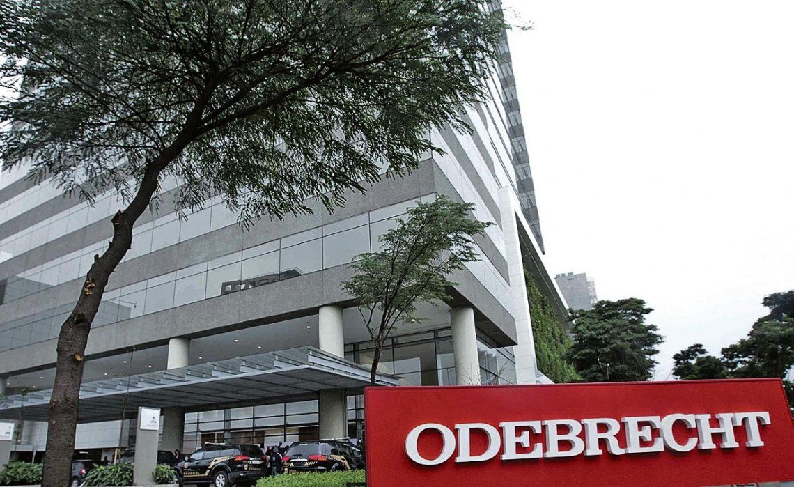 El frente de la empresa brasileña Odebrecht.