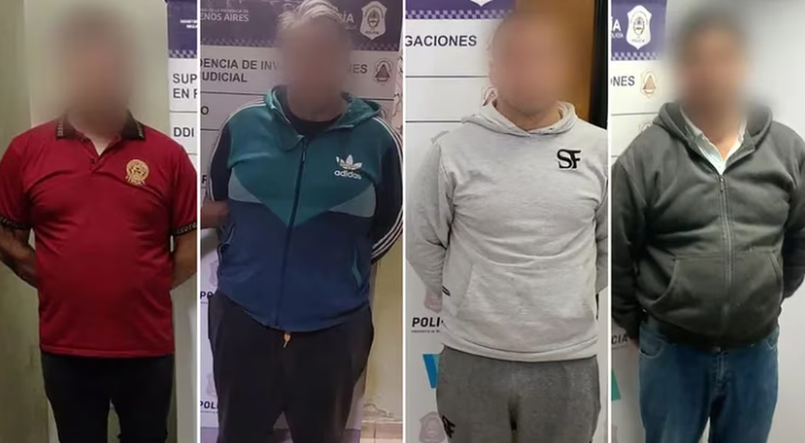 Cuatro hombres fueron detenidos acusados de cometer robos millonarios en San Isidro.