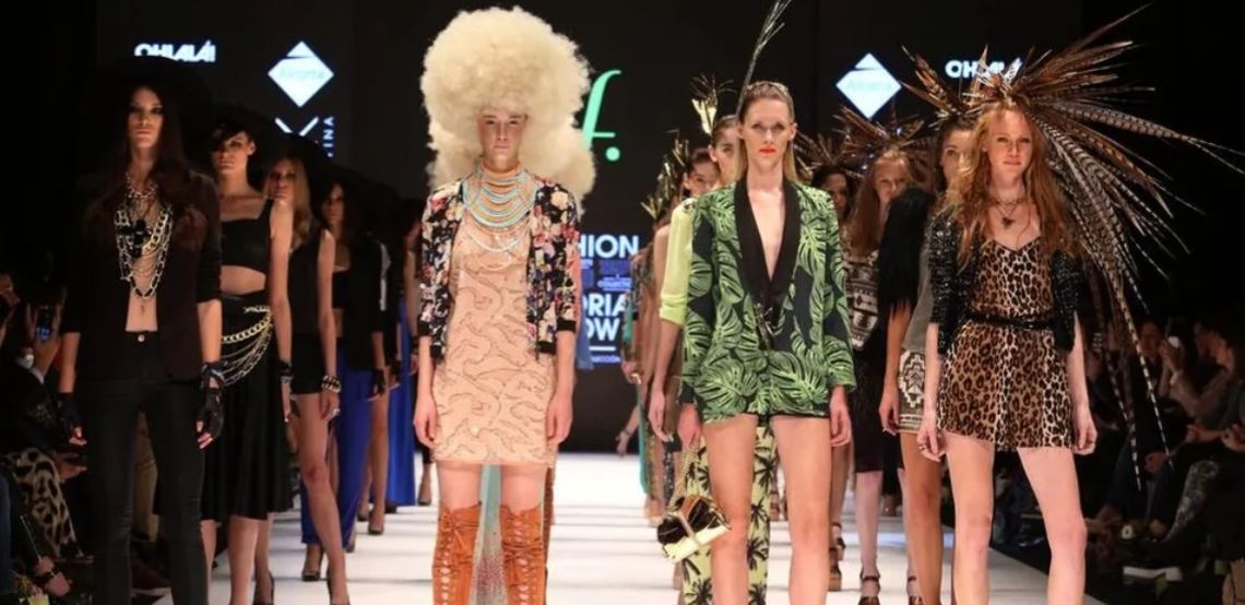 Liz Solari en su épocas de modelo, en las pasarelas del Fashion Week.  Liz Solari en su épocas de modelo, en las pasarelas del Fashion Week.