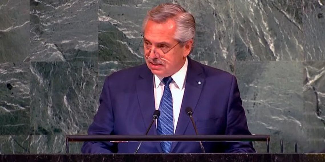Alberto Fernández brindó un discurso ante la Asamblea de la ONU.