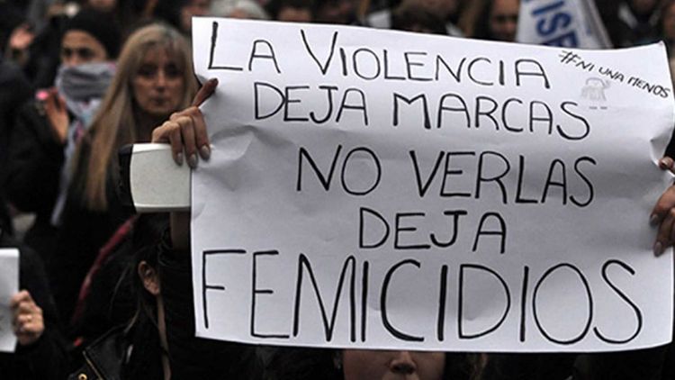 Durante abril pasado hubo 16 femicidios en la Argentina.