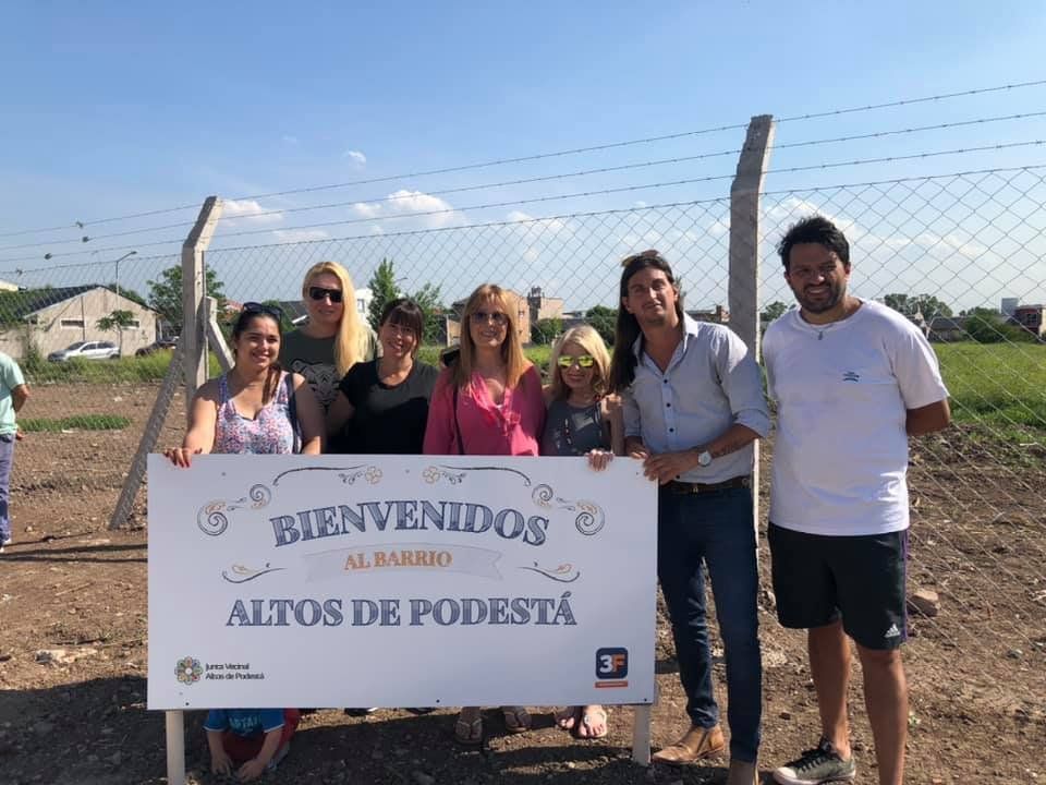 Tres de Febrero: inauguraron nuevo acceso al Barrio Altos de Podestá