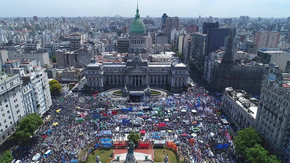 La CGT advirtió con nuevas medidas de fuerzas, tras el paro y la movilización al Congreso del 24 de enero pasado.