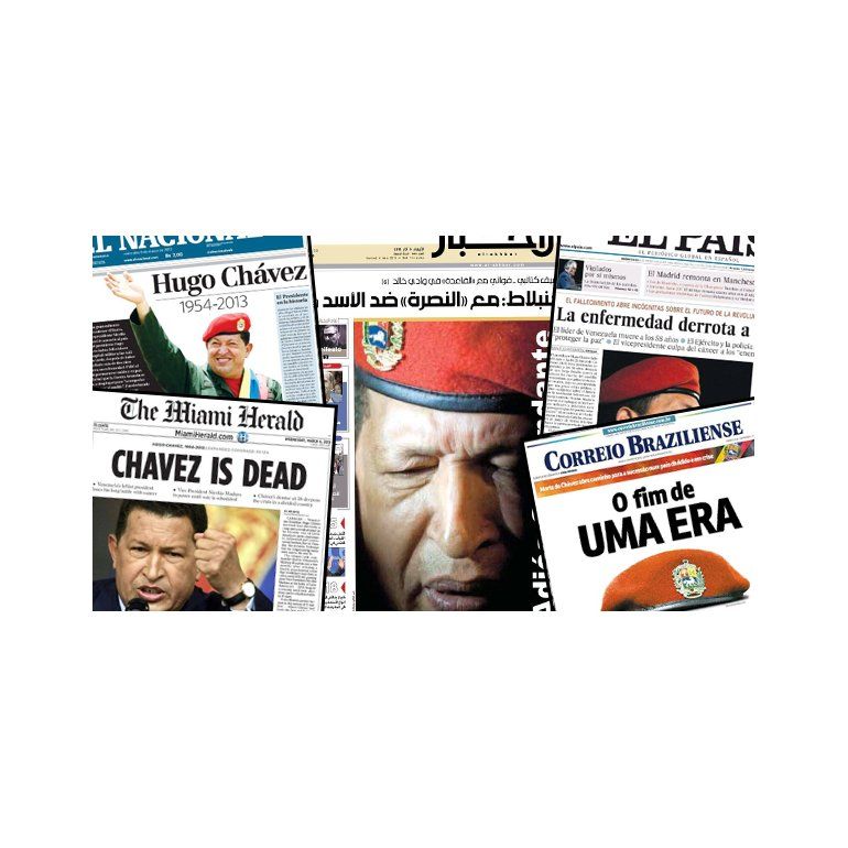 Así reflejaron los medios del mundo la muerte de Hugo Chávez