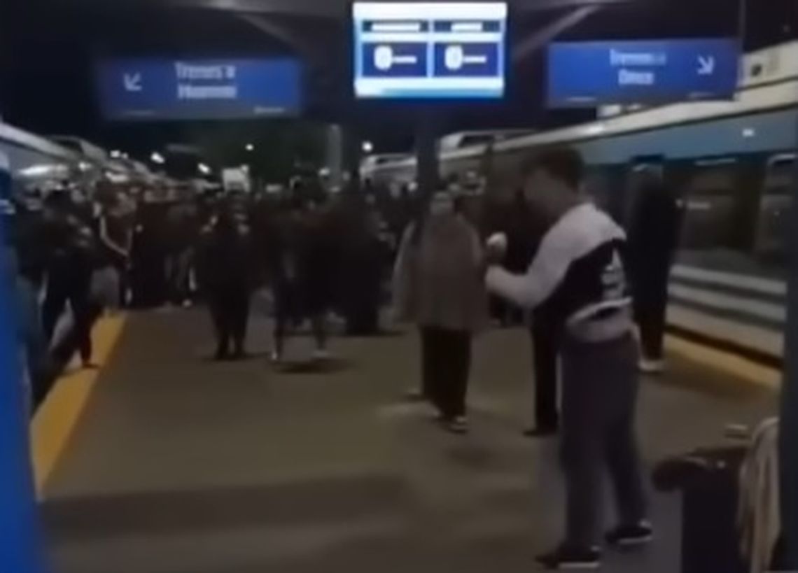 El incidente ocurrió en la estación Haedo.