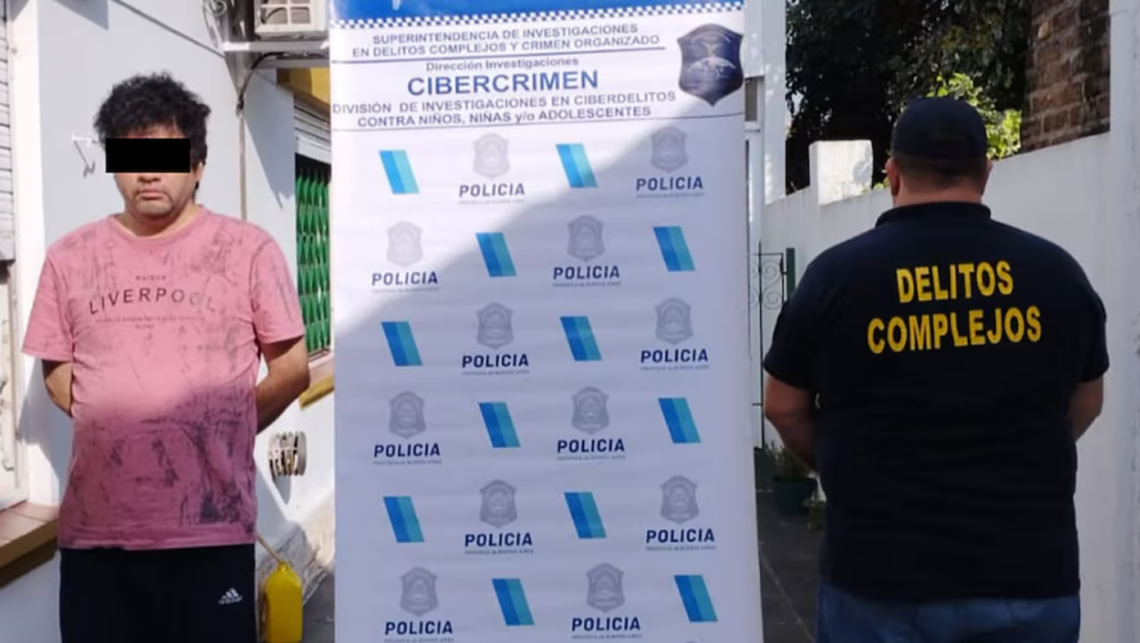 Detuvieron en Vicente López a uno de los mayores distribuidores de material de abuso infantil del país.