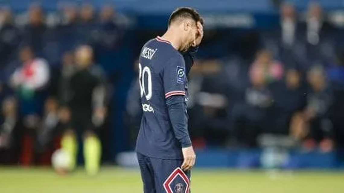 Lionel Messi sufrió una derrota después de mucho tiempo con PSG.