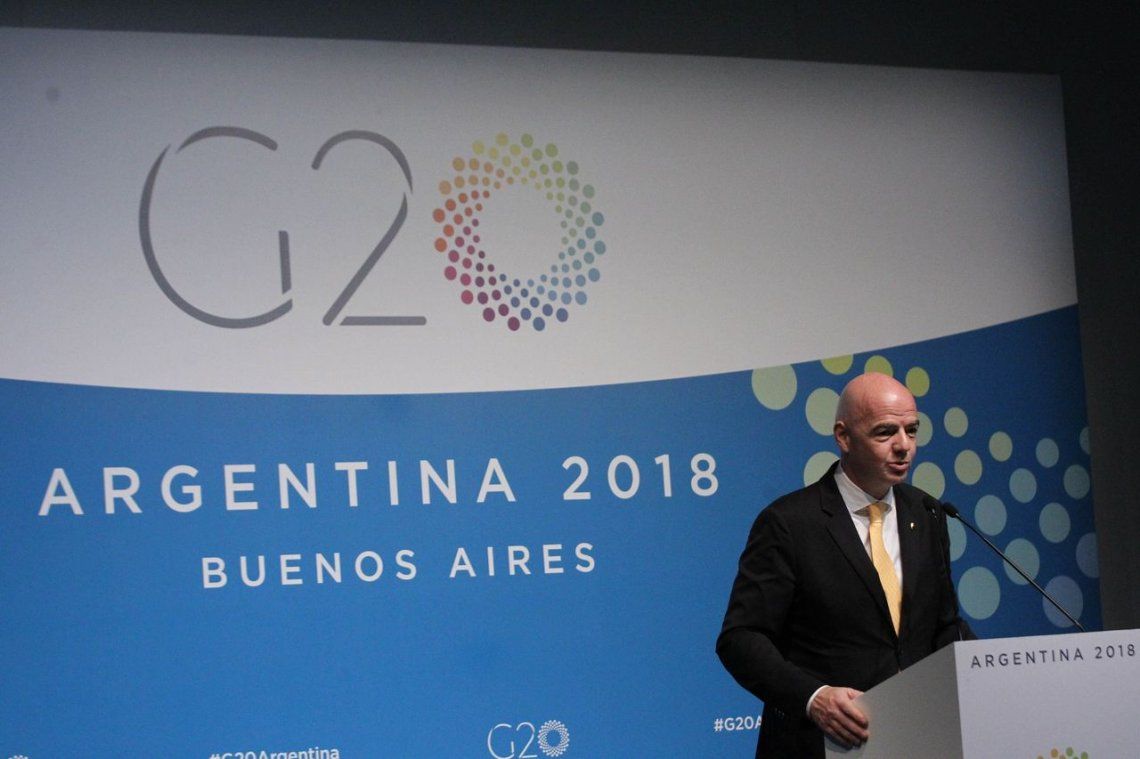 La sorpresa de Infantino y cómo se coló el fútbol en la agenda del G20