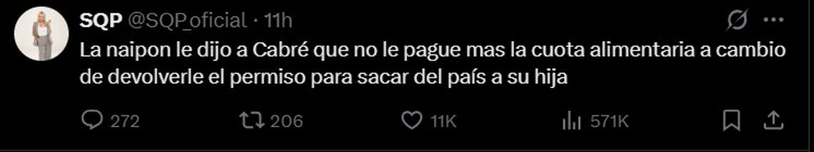 La información que revela el enojo de Cabré con Suárez. 