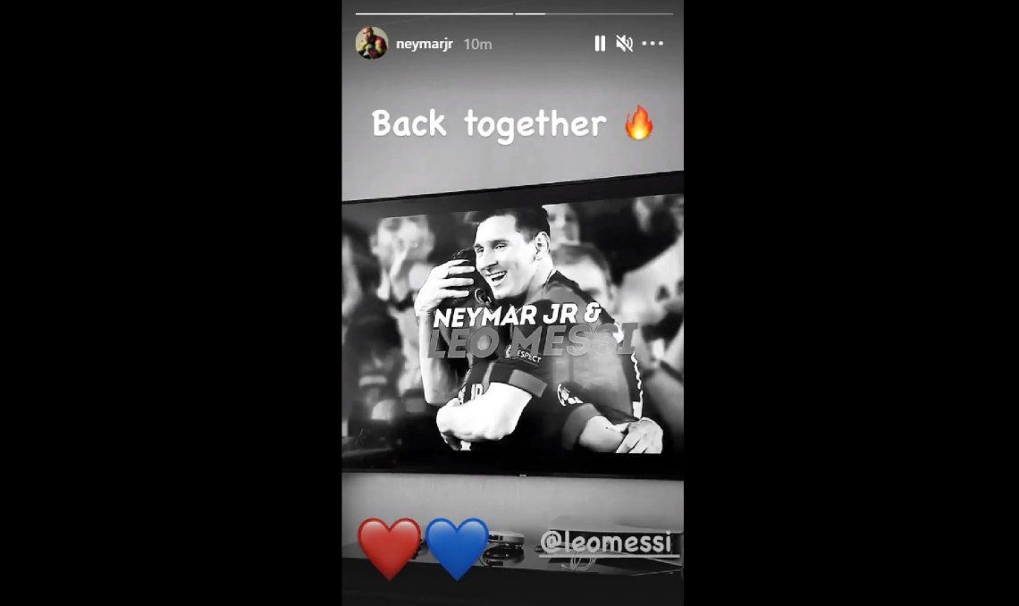 Neymar le habría ofrecido la 10 a Messi