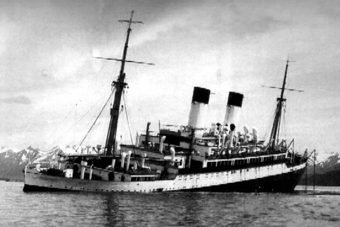 El Monte Cervantes era un buque mixto de carga y pasajeros alemán que se hundió en 1930.