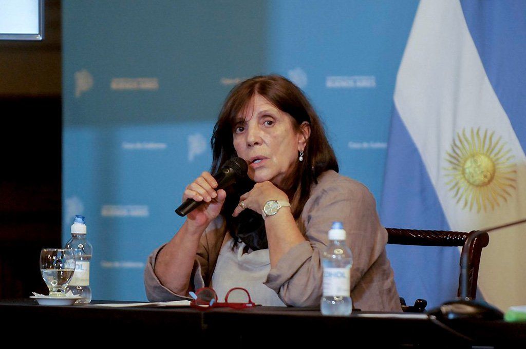 María Teresa García, ministra de Gobierno bonaerense. Archivo.