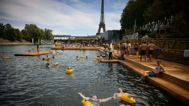 Después de un siglo, París volvió a nadar en el río Sena