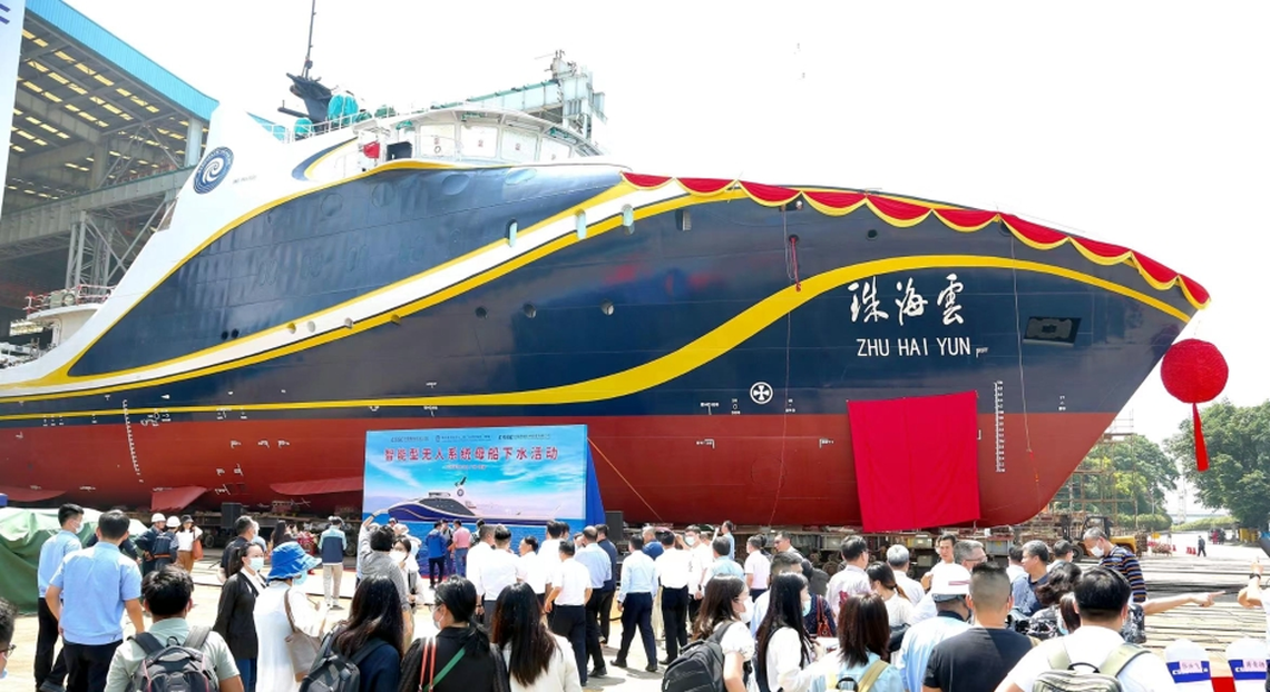 China: ya navega el primer barco no tripulado inteligente del mundo