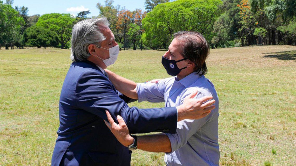 Fernández y Lacalle Pou ya habían mantenido un encuentro el 19 de noviembre del año pasado en la estancia presidencial La Anchorena