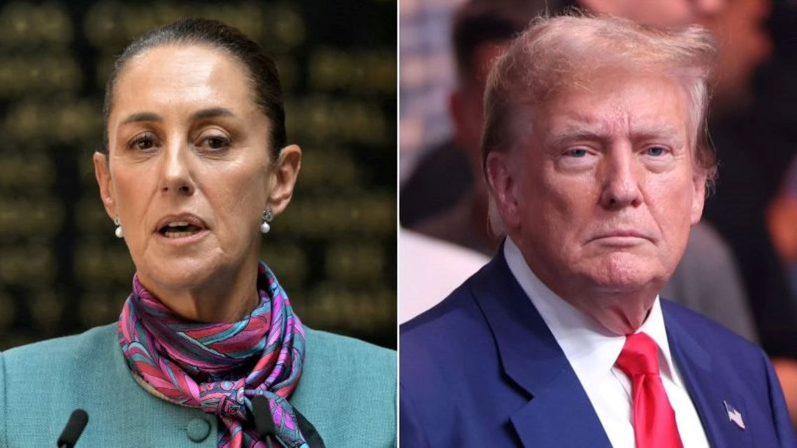 Claudia Scheinbaum y Donald Trump hablaron y acordaron suspender los aranceles por un mes 