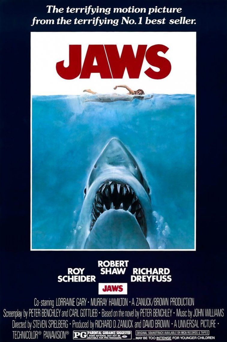 24. Jaws | 1975 | Steven Spielerg