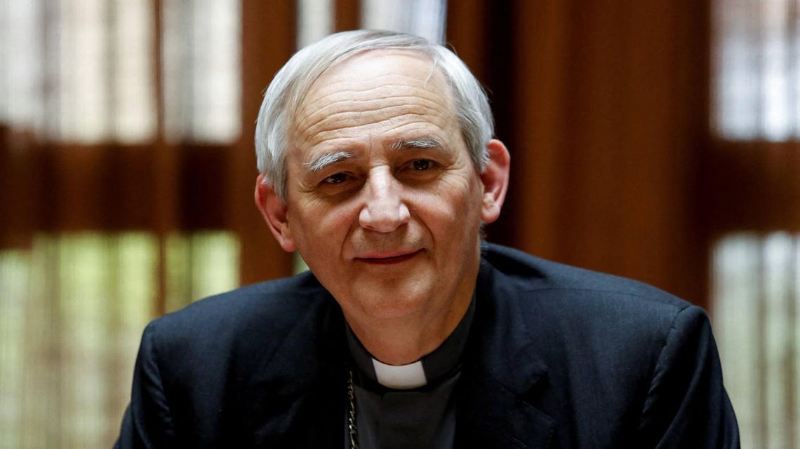 El cardenal italiano Mateo Zuppi estará este lunes y mañana en Kiev