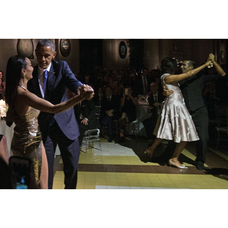 Macri y Obama cerraron la jornada con cena de gala