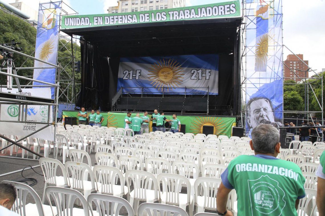 La marcha de Camioneros en fotos