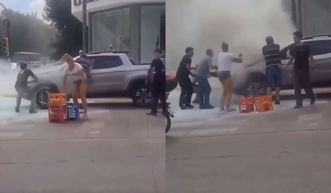 El SAME confirmó que no se requirieron asistencias médicas en el lugar.