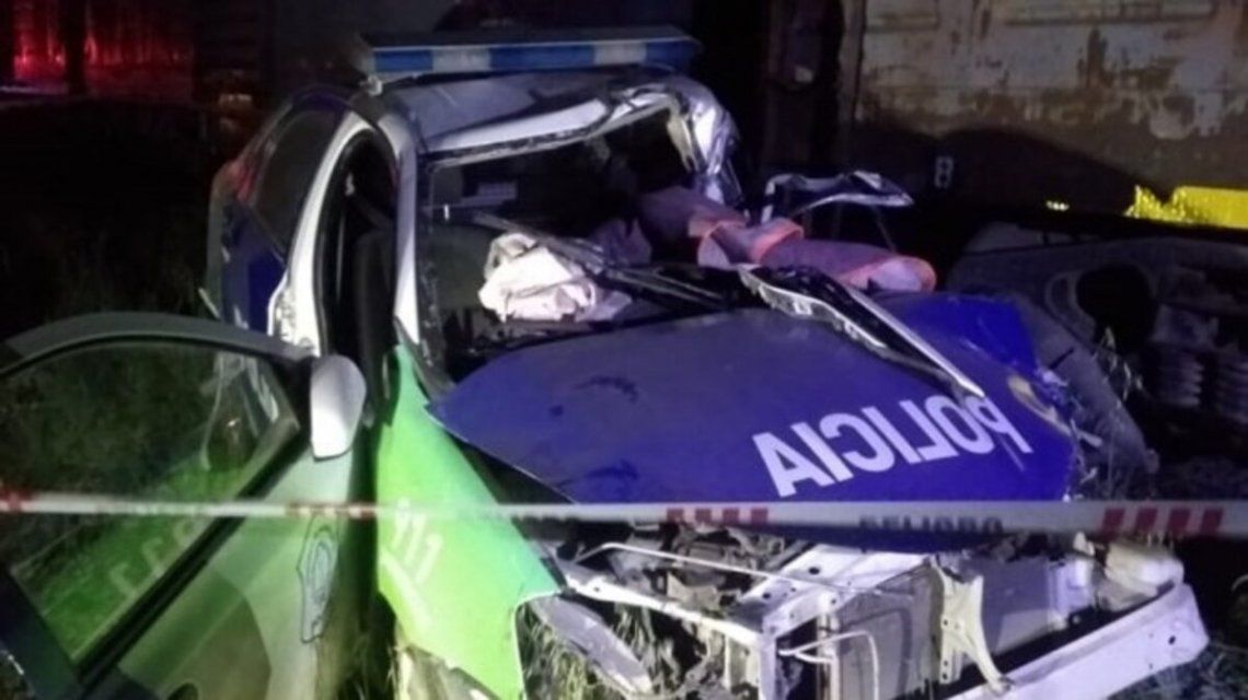Murió un policía tras chocar su patrullero contra un tren en Bahía Blanca