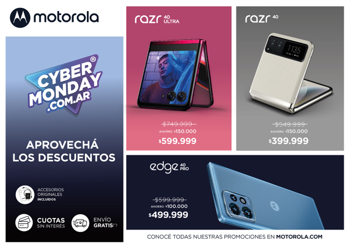 Celular Motorola Razr 40 Ultra 512GB Celeste Glaciar